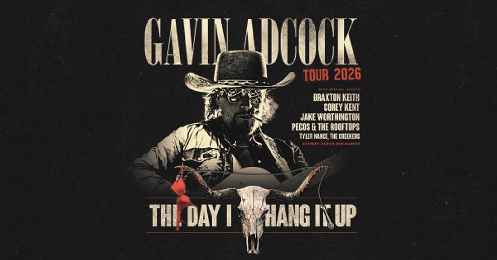 Win Tickets to See Gavin Adcock at Jacobs Pavilion