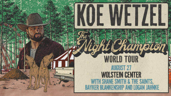 Win Tickets to See Koe Wetzel at the Wolstein Center