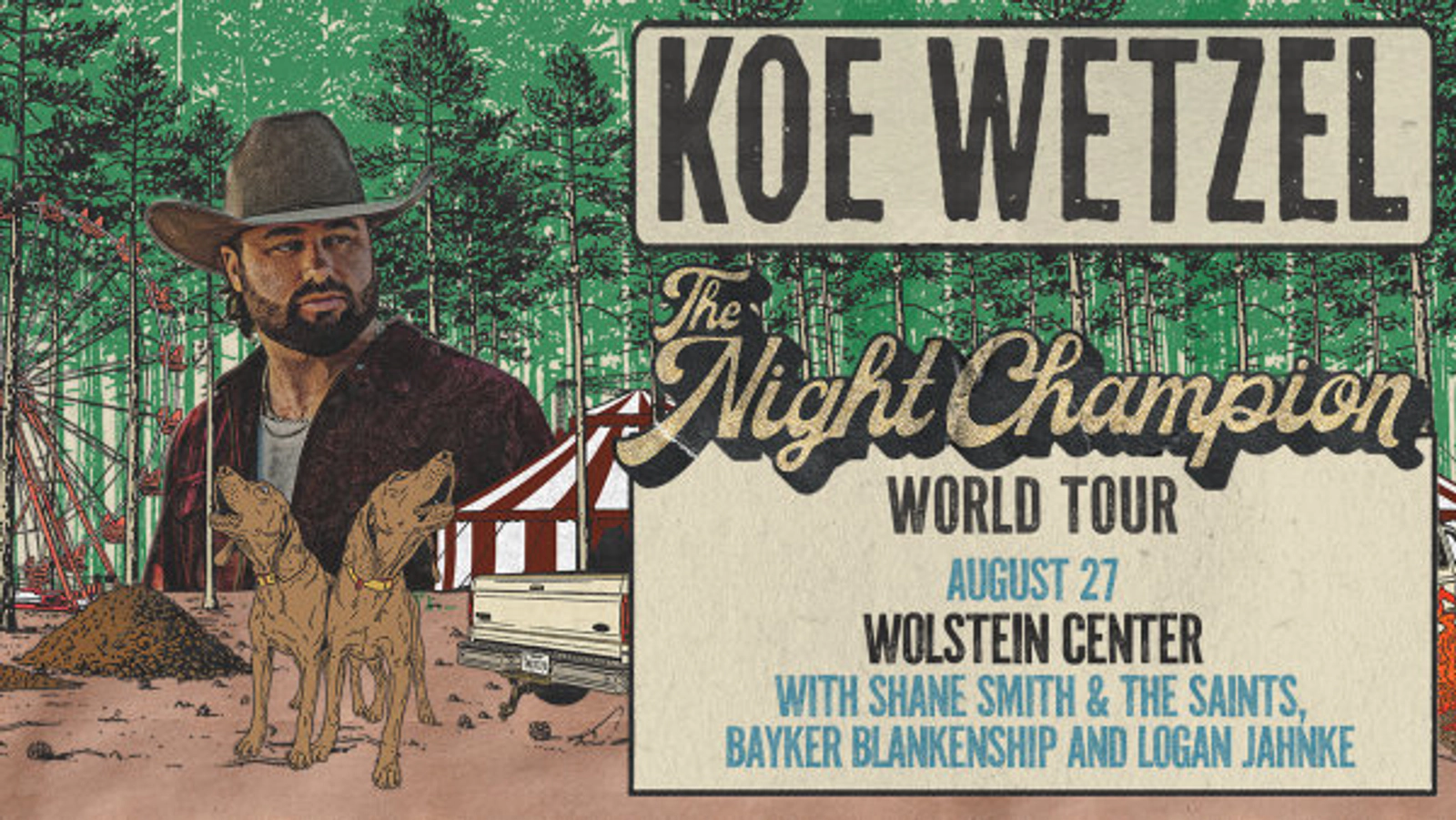 Win Tickets to See Koe Wetzel at the Wolstein Center