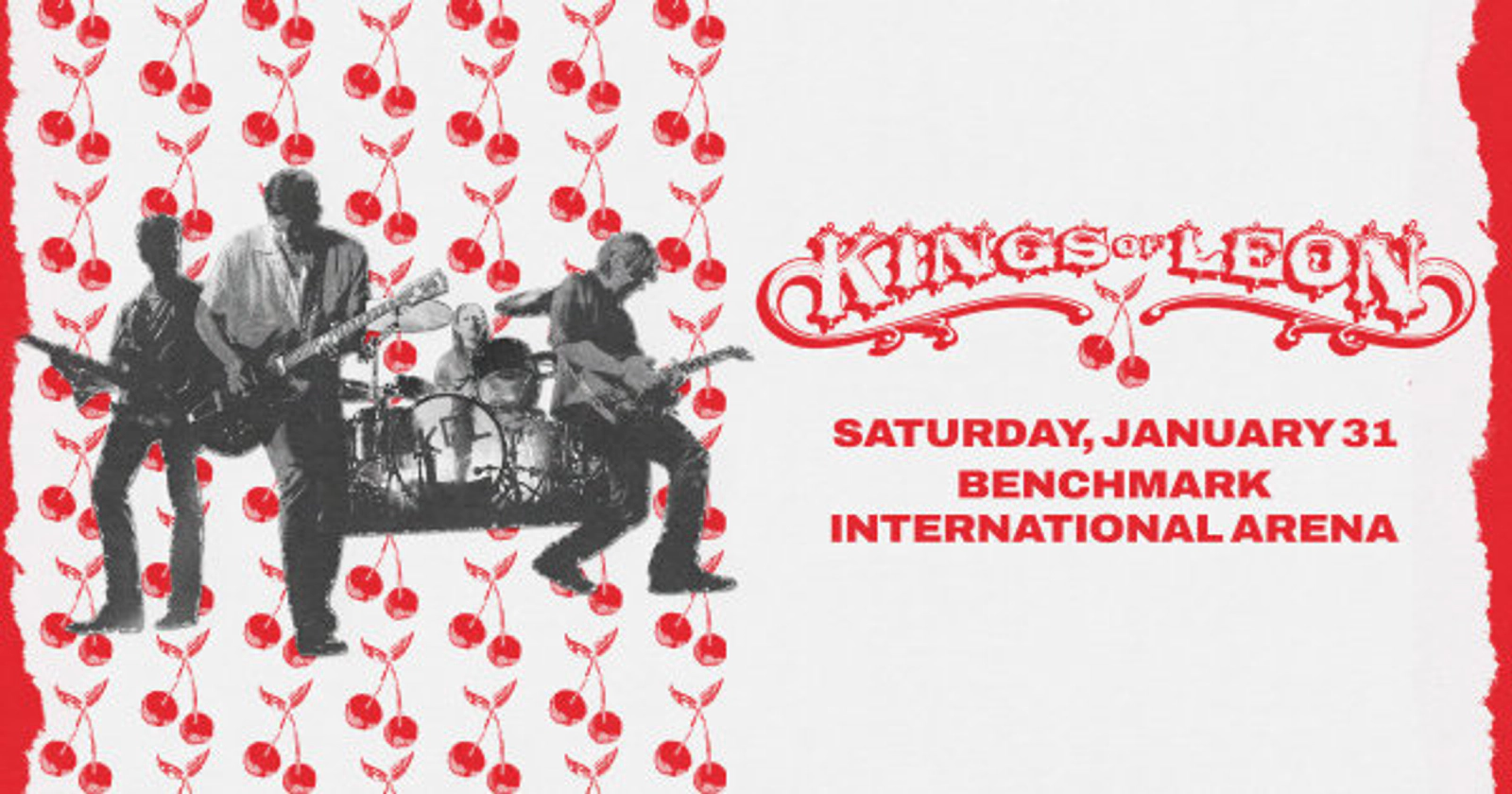 Win! Passes to see KINGS OF LEON @ Benchmark International Arena