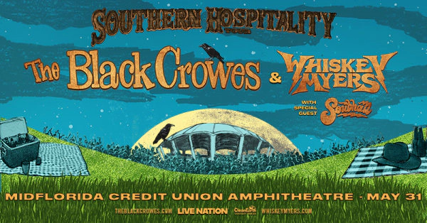 Experience the Black Crowes 5/31 @ The Mid FL Credit Union Amp