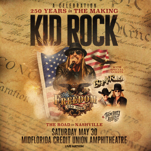 Win tickets to Kid Rock's Freedom 250 Tour!