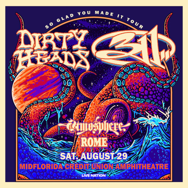 Win tickets to see 311 & Dirty Heads in Tampa!