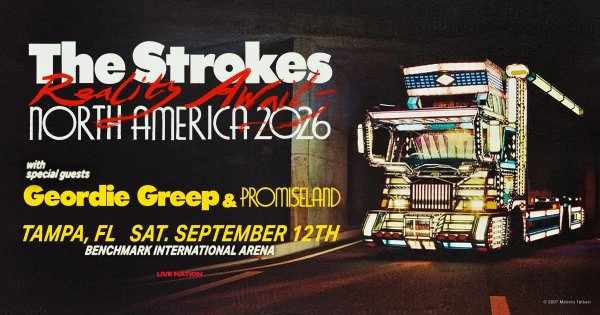 SEE THE STROKES 9/12 @ Benchmark International Arena