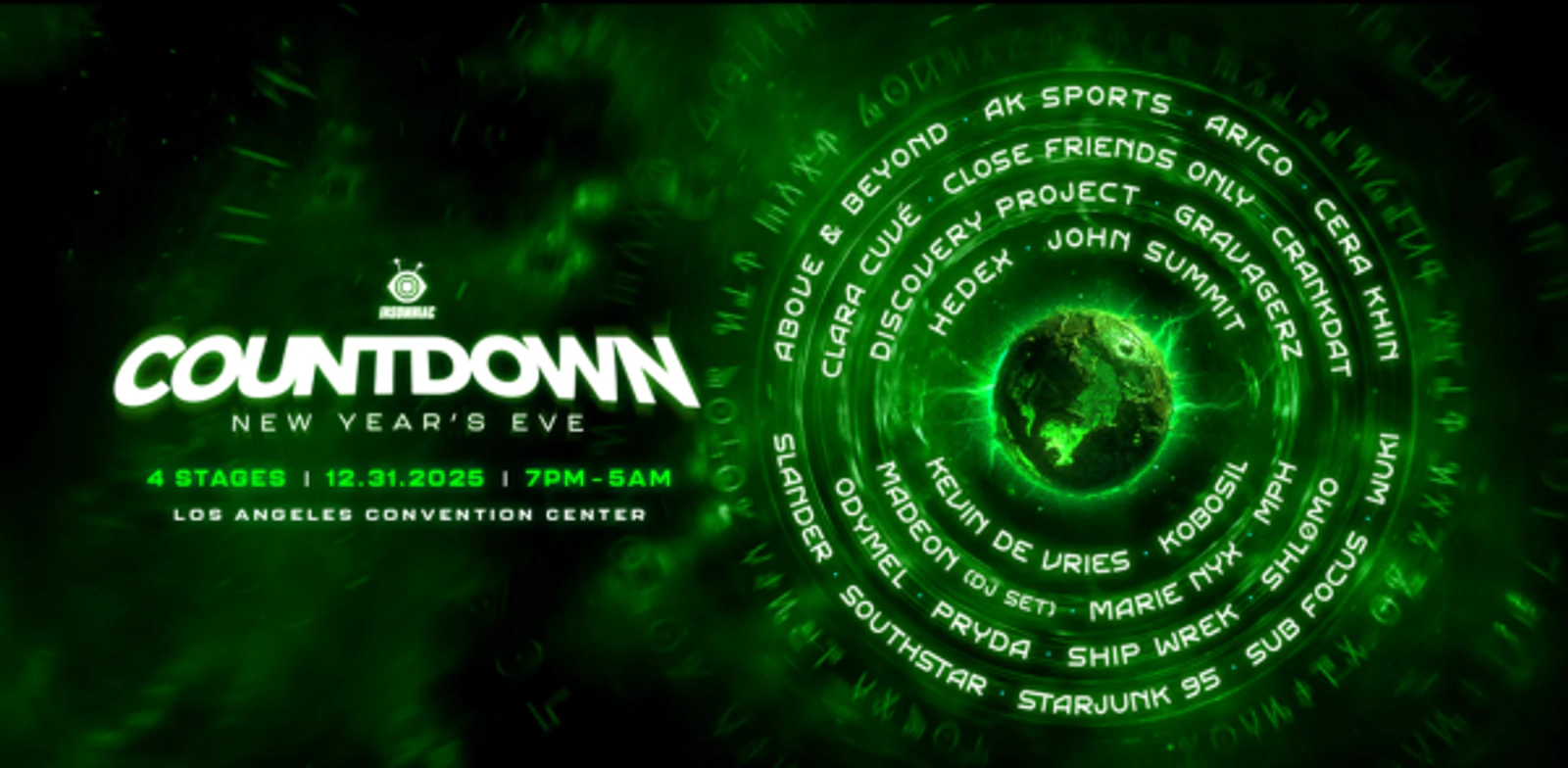 Enter for your chance to win a pair of tickets to Countdown NYE!