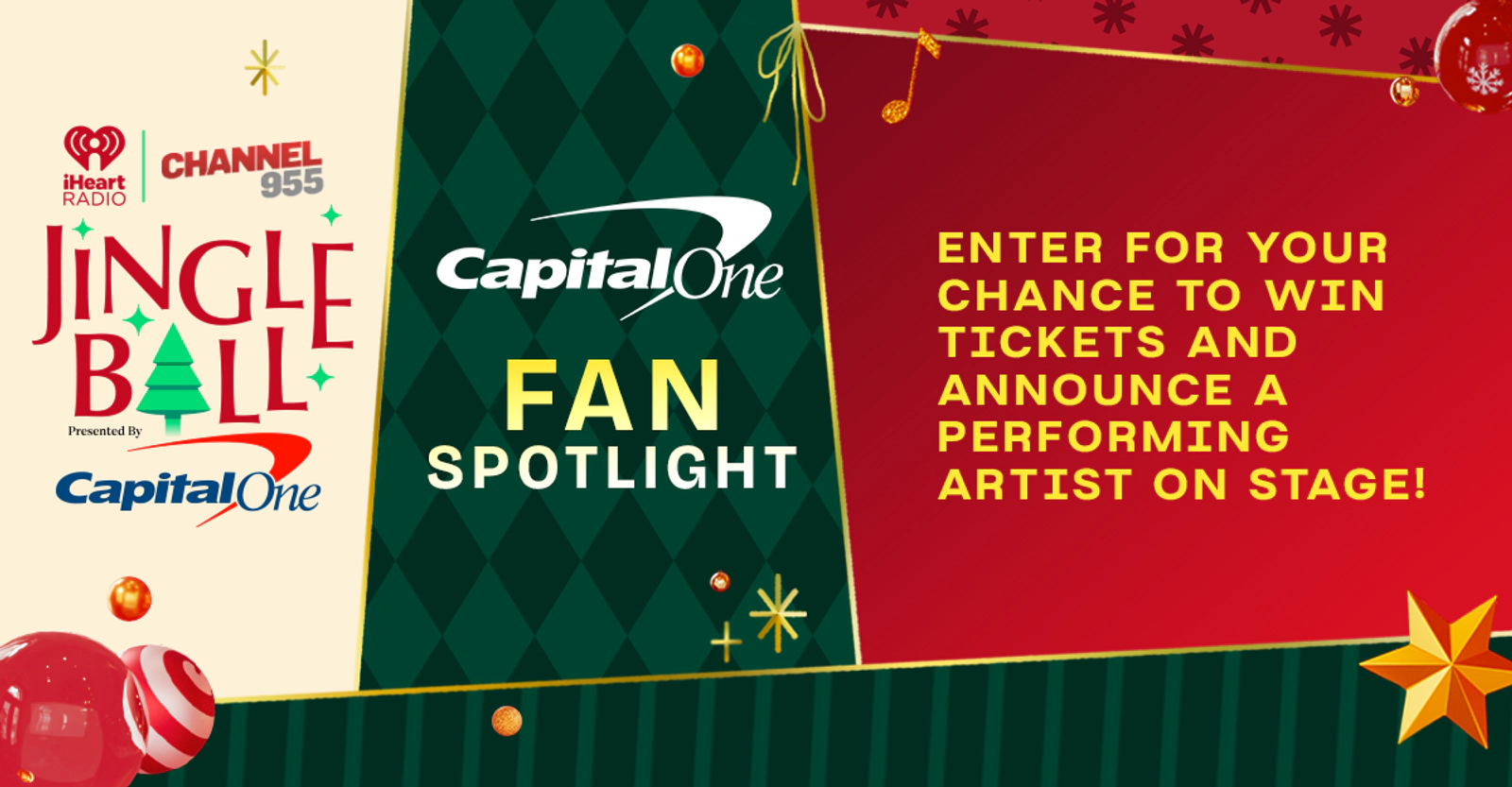 iHeartRadio Jingle Ball Capital One Fan Spotlight Channel 95.5