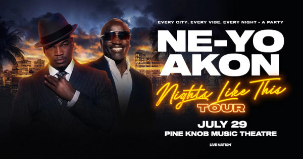 Win a pair of tickets to NE-YO & AKON: Nights Like This Tour 2026