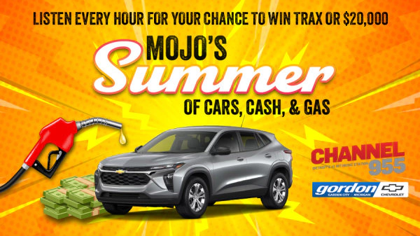 It's Mojo's Summer of Cars, Cash & Gas Listen for the keyword