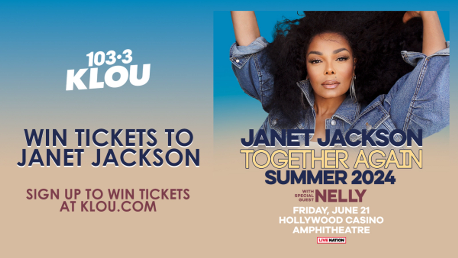 Win Tickets to Jackson 103.3 KLOU 103.3 KLOU