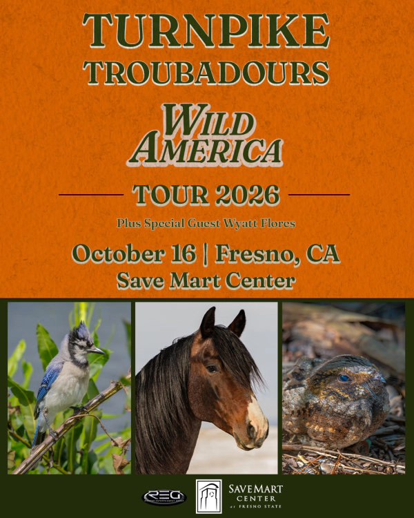 Date Change Alert: Turnpike Troubadours at the Save Mart Center on Oct. 16th!