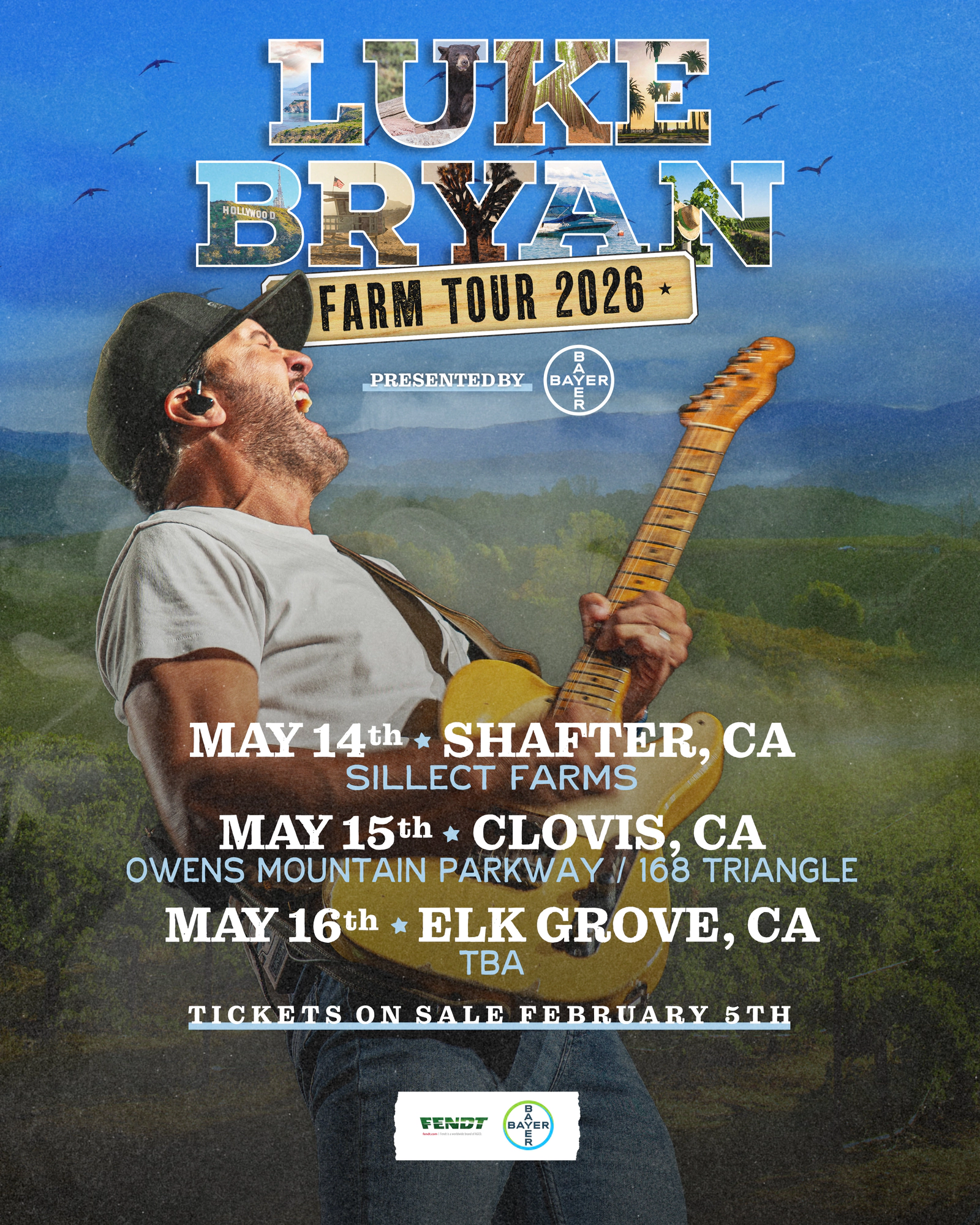 Join Luke Bryan for his 2026 Farm Tour!!!