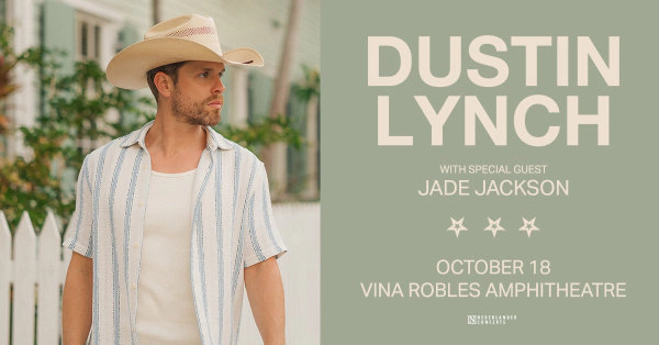 Win Tickets to see Dustin Lynch at Vina Robles Amphitheatre on Oct. 18th!