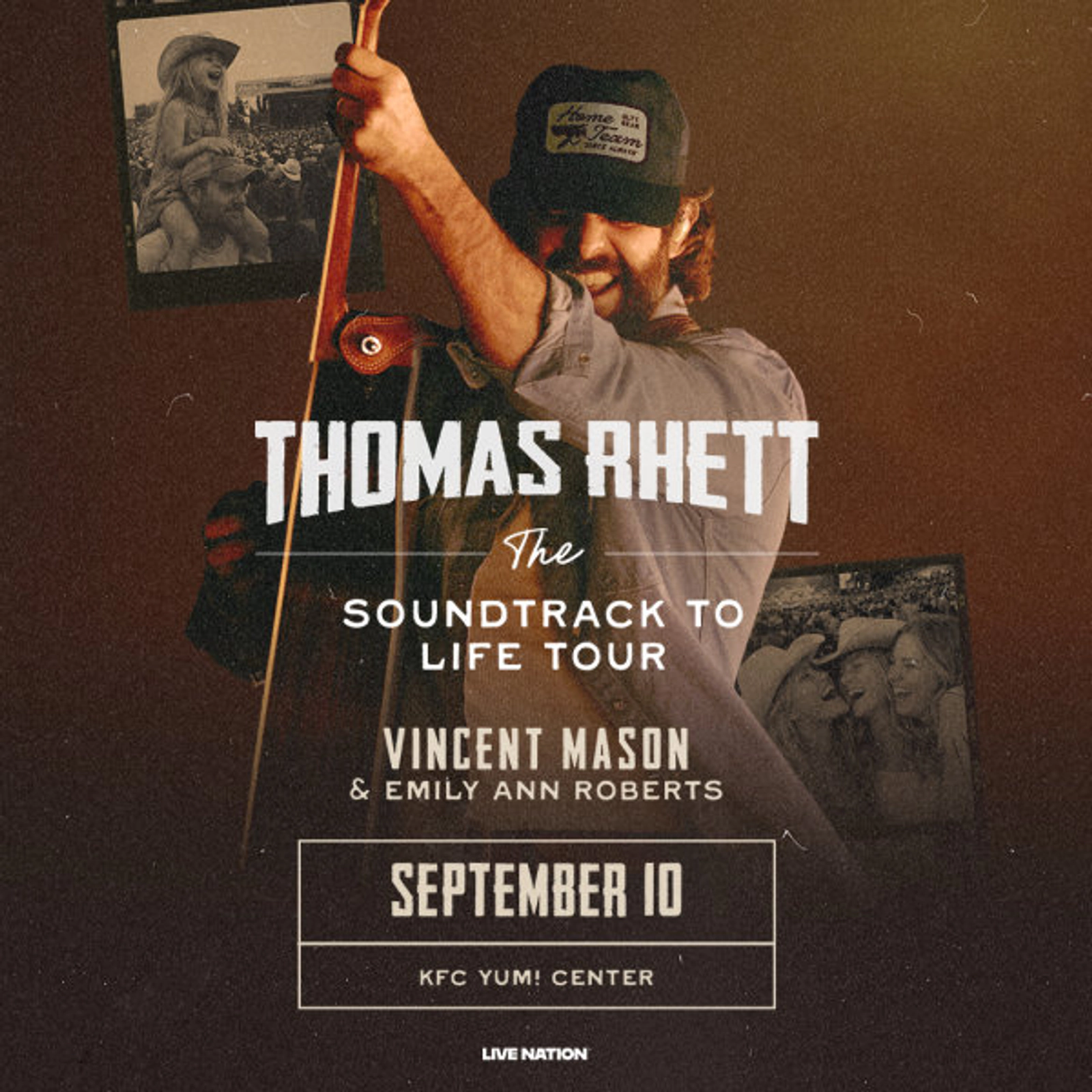 Thomas Rhett at KFC YUM! Center September 10, 2026