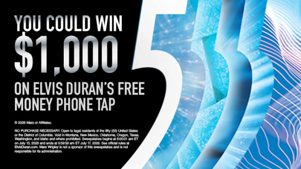 Elvis Duran and the Morning Show's 5 GUM Free Money Phone Tap