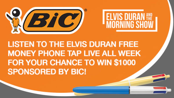 Elvis Duran and the Morning Show's BIC Free Money Phone Tap