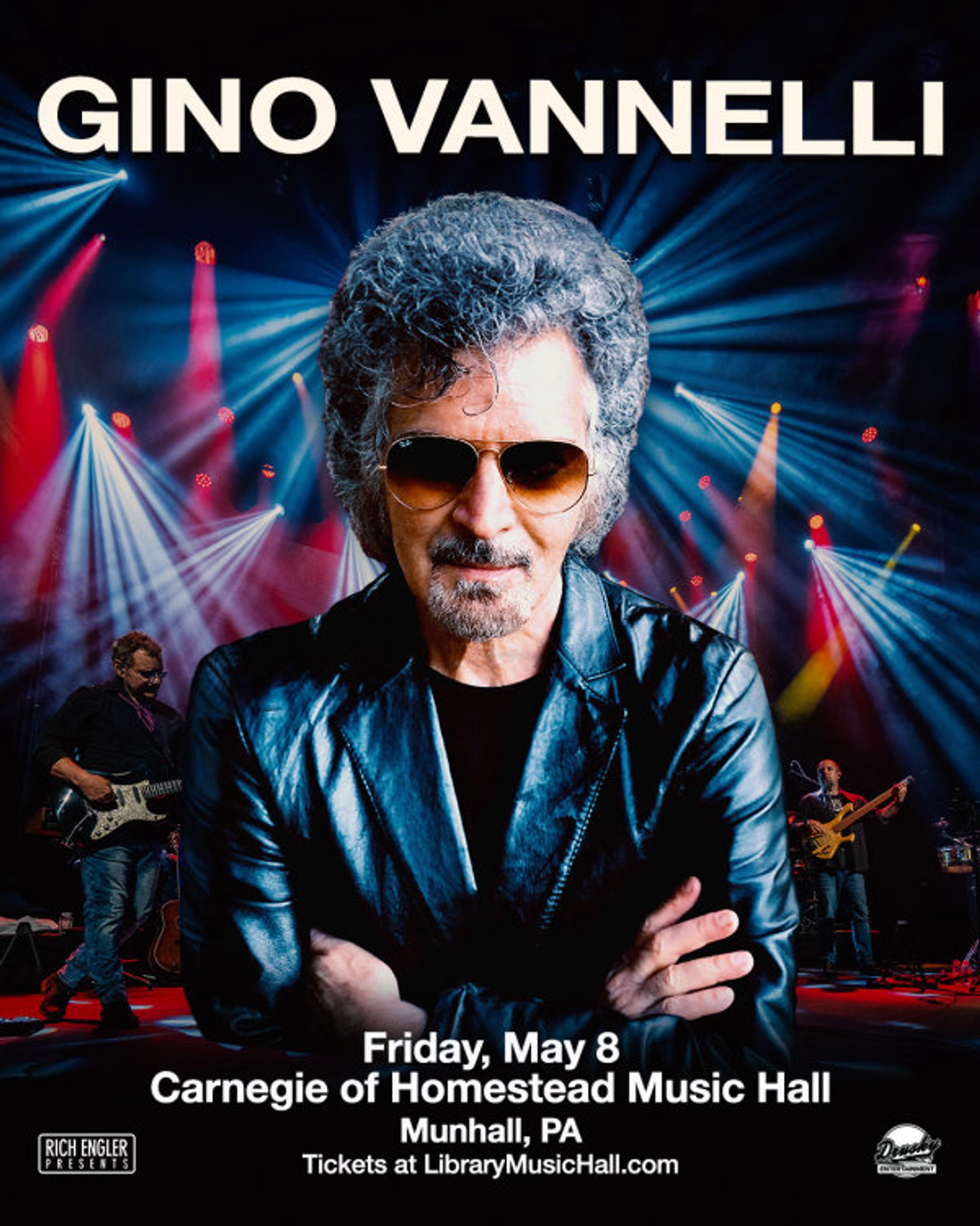Win tickets to see Gino Vanelli at the Carnegie of Homestead Music Hall!