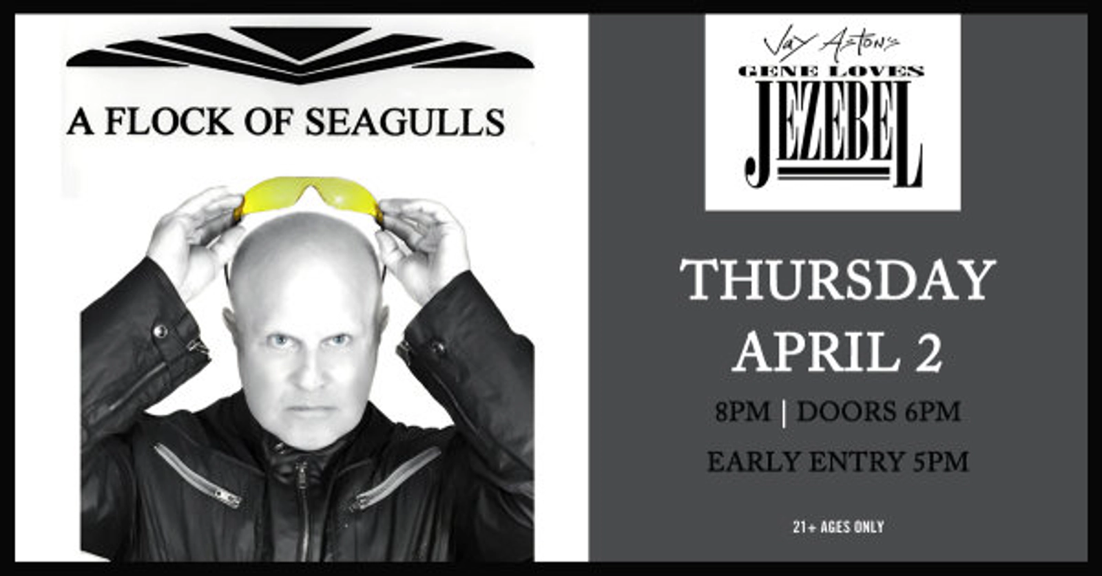 Win tickets to see A Flock of Seagulls at Jergel's!