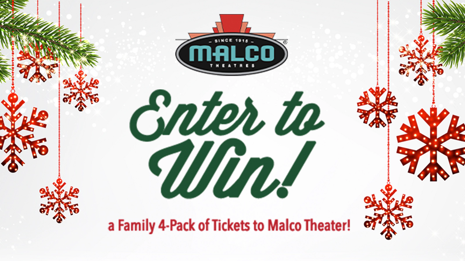 Malco 2024 Holiday Ticket Giveaway B98 B98