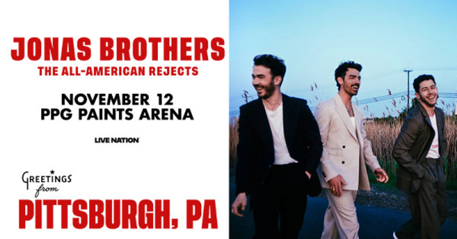 Jonas Brothers @ PPG Paints Arena 11.12.25