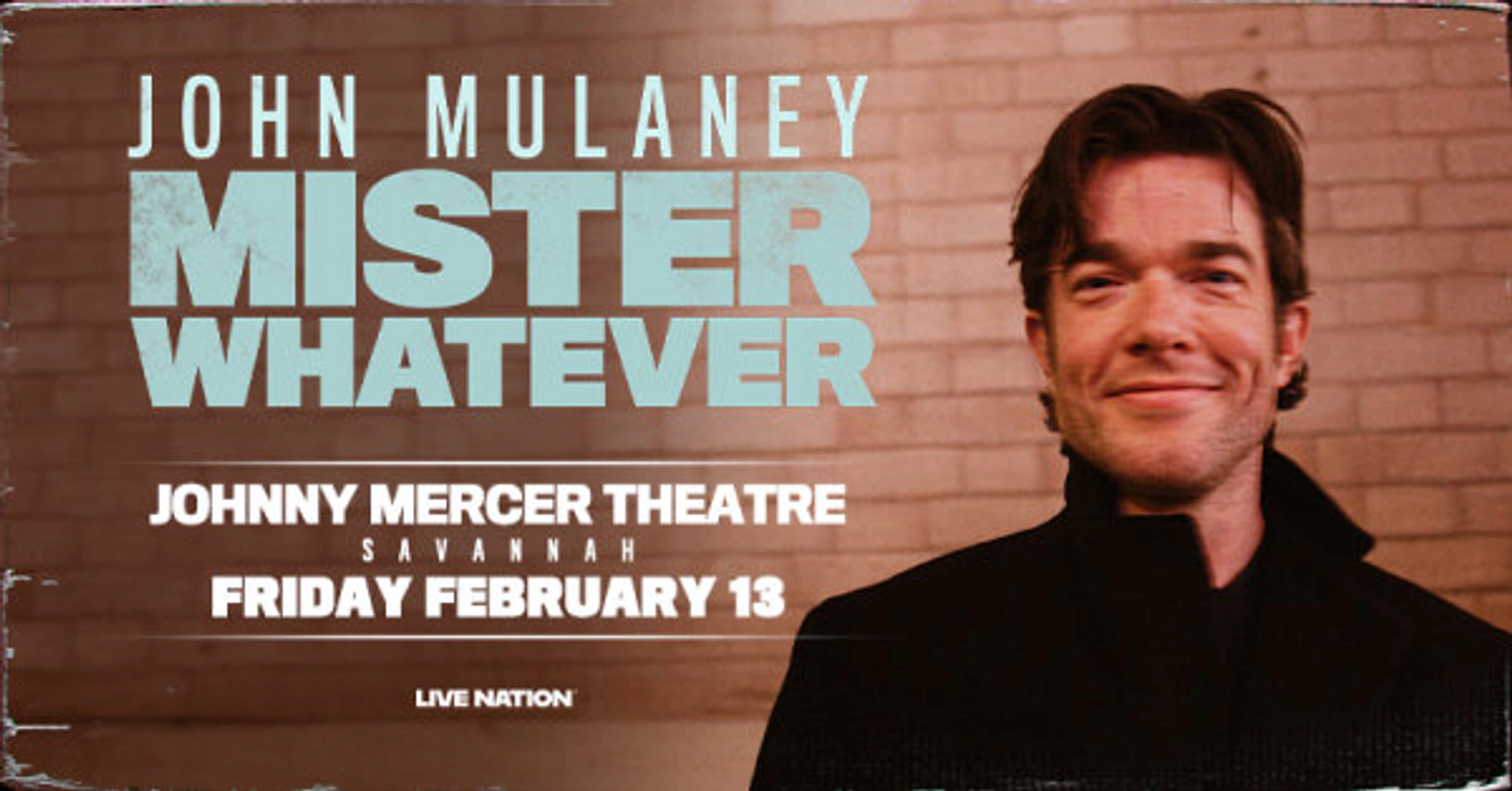 Win tickets to see John Mulaney's Mister Whatever Tour in Savannah!