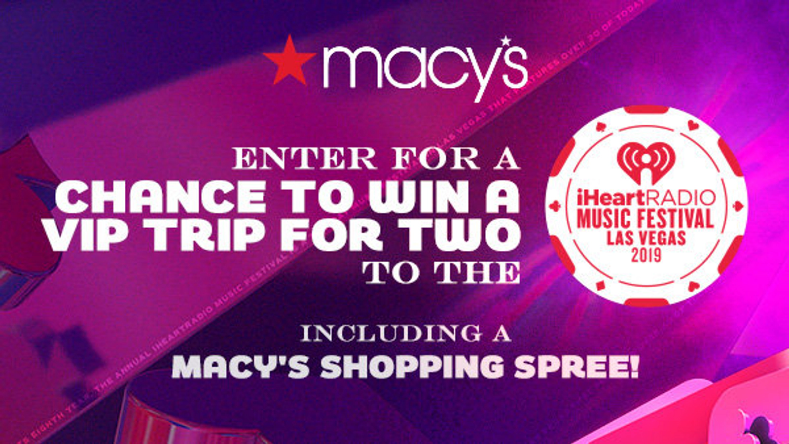     Enter for a chance to win a VIP trip for two to the iHeartRadio Music Festival! - Thumbnail Image