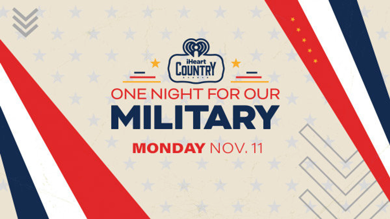 Nominate Your Favorite Veteran For A Trip To Nashville To Attend iHeartCountry One Night for Our Military - Thumbnail Image