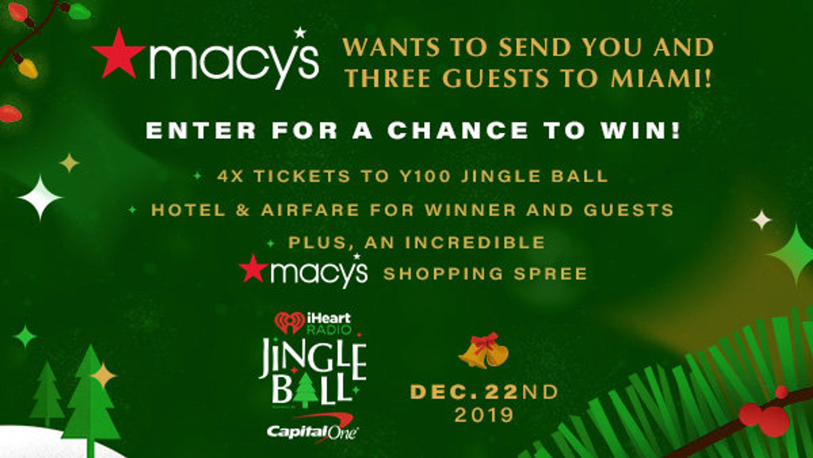 Macy's Wants To Send You And Three Guests To Miami! - Thumbnail Image