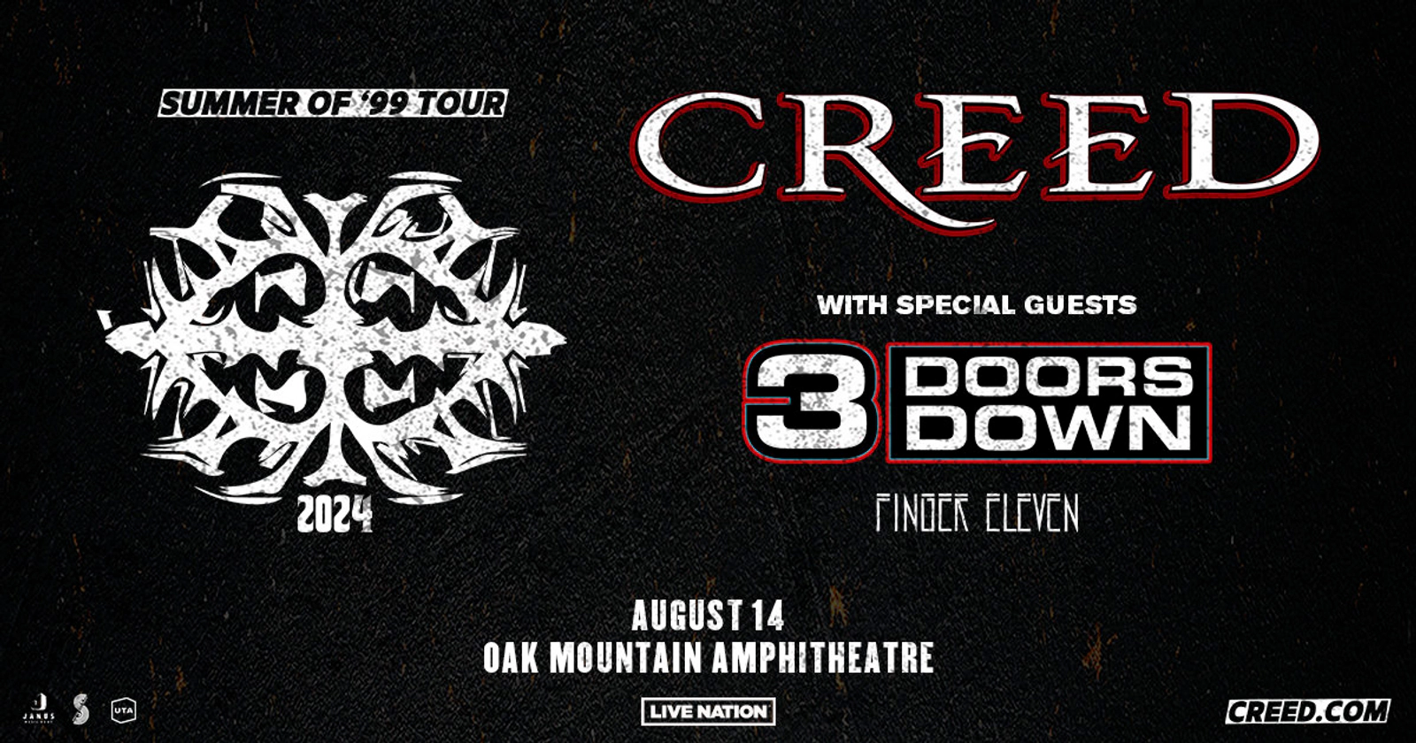 Creed with 3 Doors Down 94.1 ZBQ 94.1 ZBQ