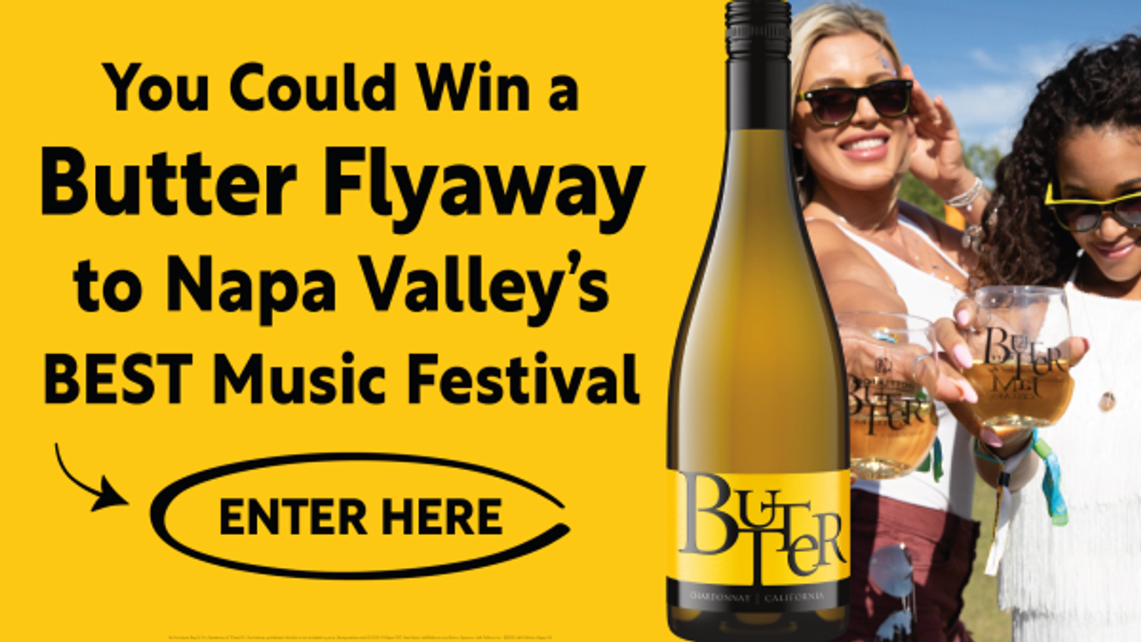 You Could Win A Butter Flyaway To Napa Valley's Best Music Festival - Thumbnail Image