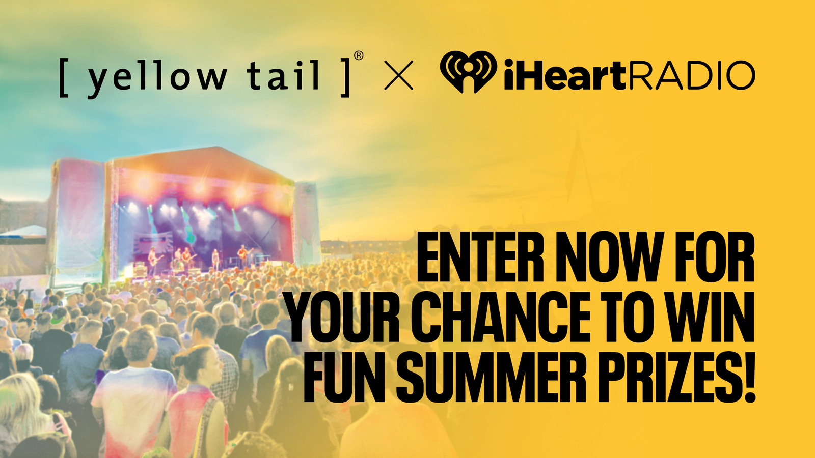 [ yellow tail ] is bringing you fun summer prizes PLUS a trip for 2 to