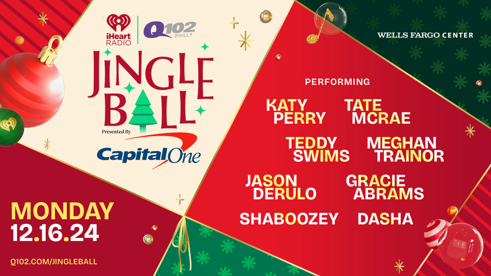 Win Tickets for our iHeartRadio Jingle Ball Philadelphia! 92.9 TOM