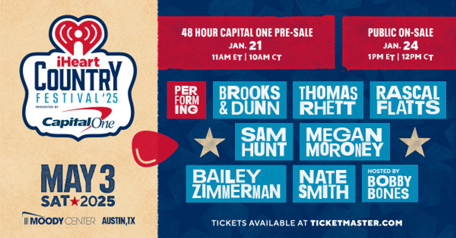 Win A Trip To Our 2025 iHeartCountry Festival And Tickets Before You Can Buy Them! - Thumbnail Image