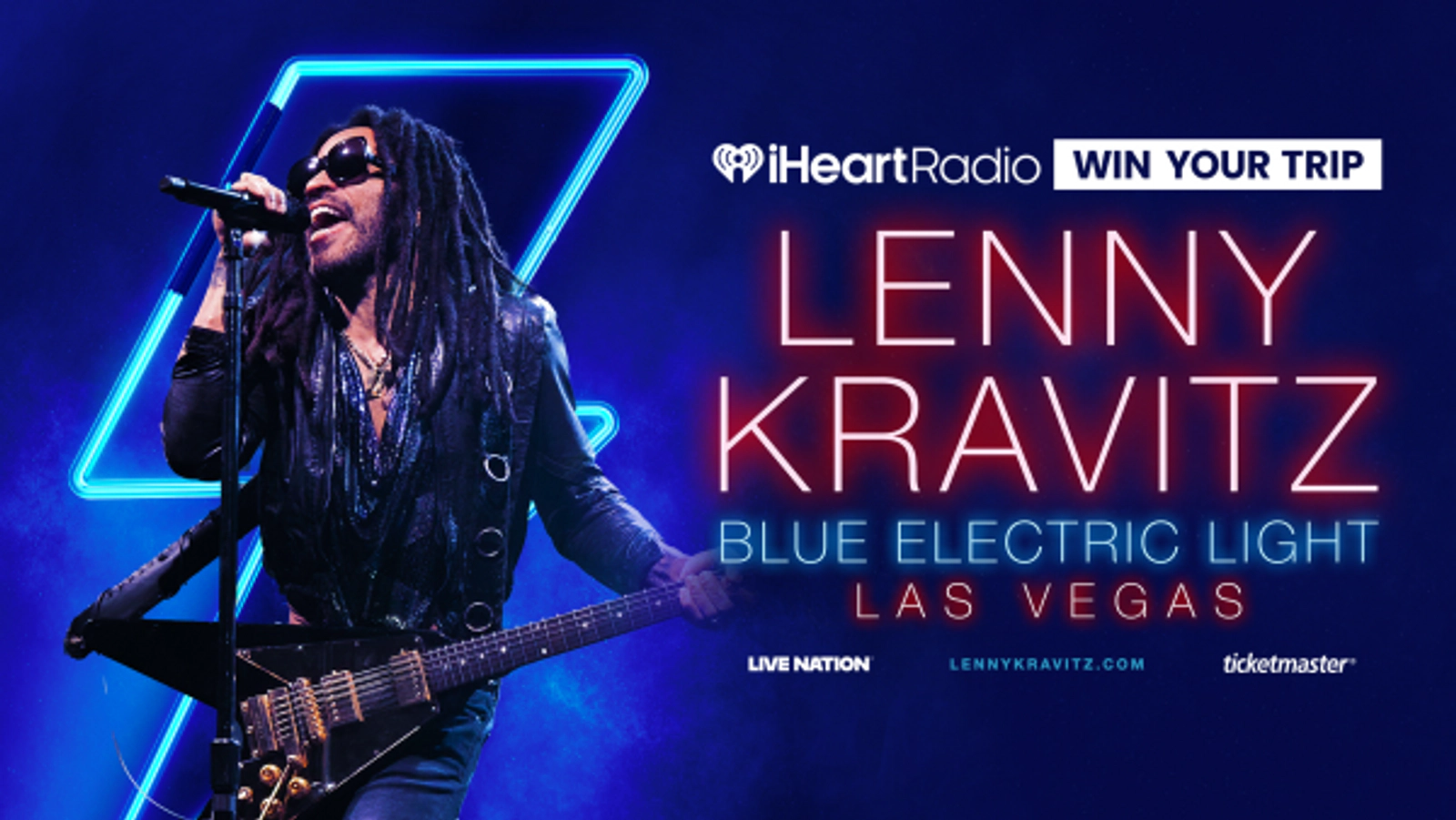 Win a trip to see Lenny Kravitz's Blue Electric Light Las Vegas Residency!