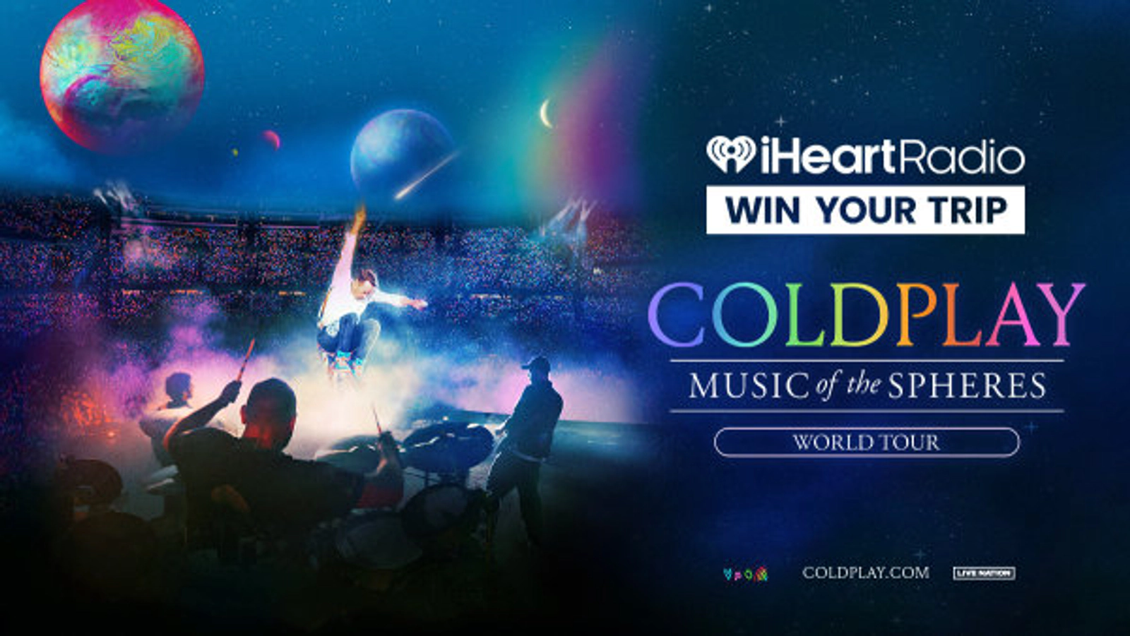 Win A Trip To See Coldplay On The Music of the Spheres World Tour!
