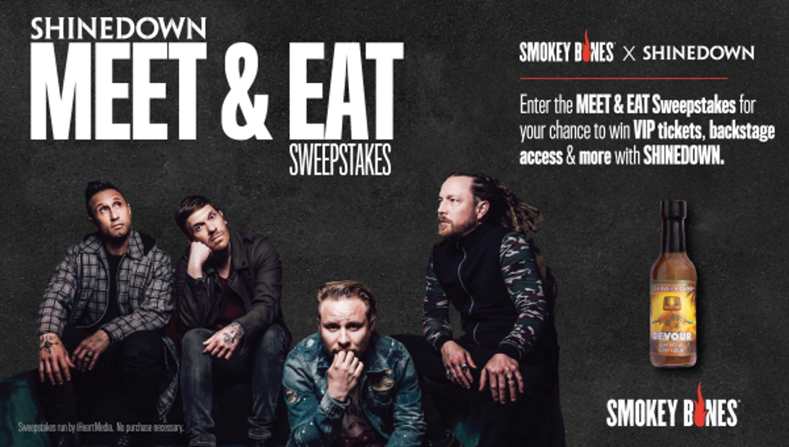 Meet & Eat with Shinedown Sweepstakes - Thumbnail Image
