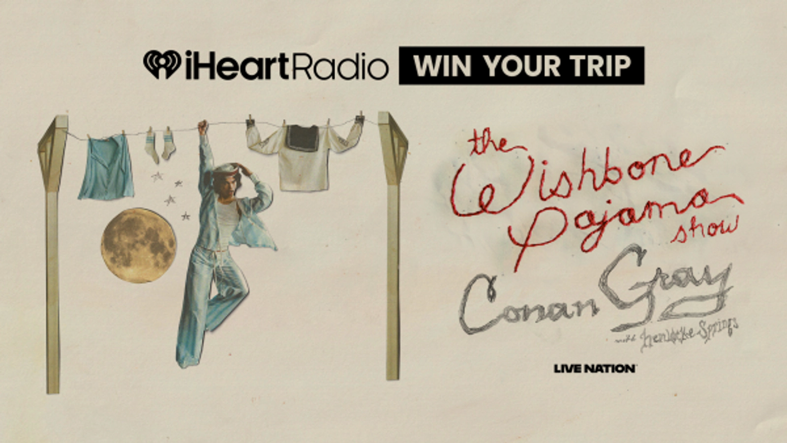 Win a trip to see Conan Gray on The Wishbone Pajama Show Tour!