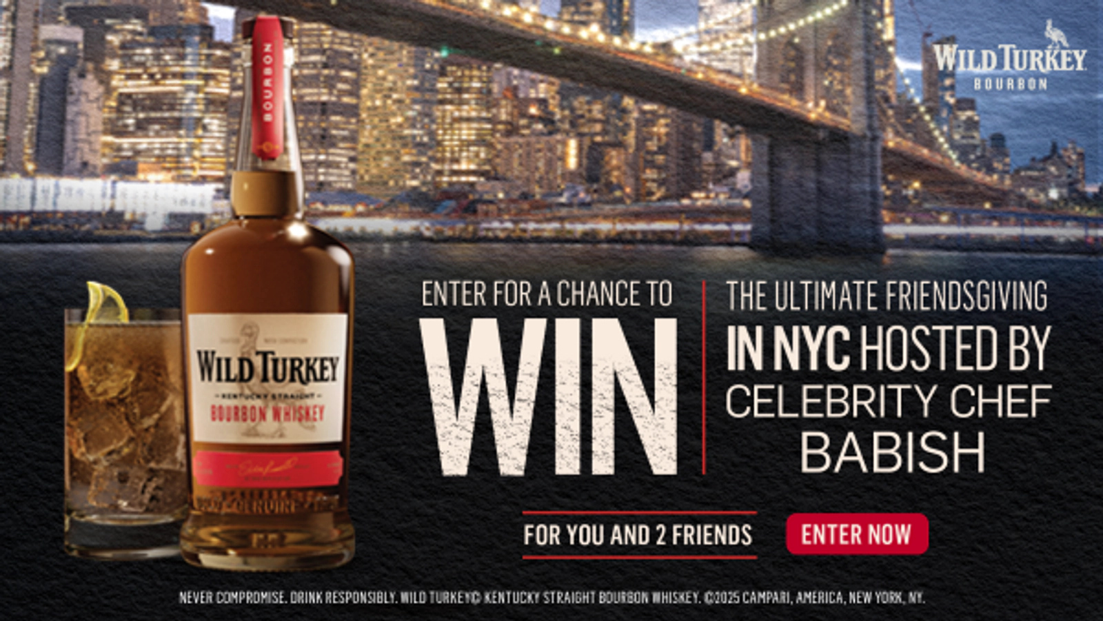 Wild Turkey Friendsgiving Sweepstakes