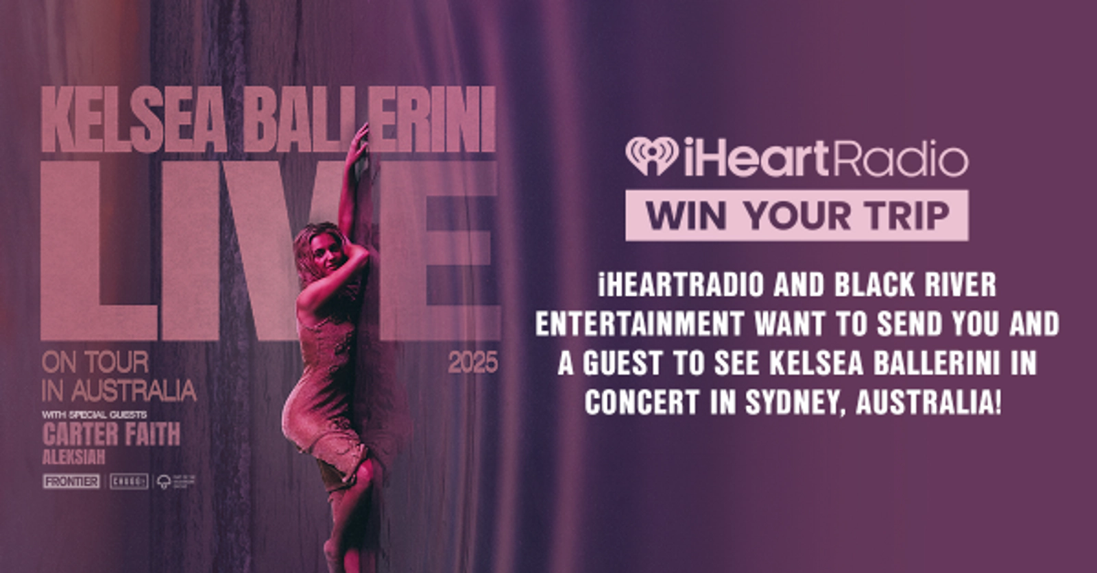 iHeartCountry goes Down Under – with Kelsea Sweepstakes