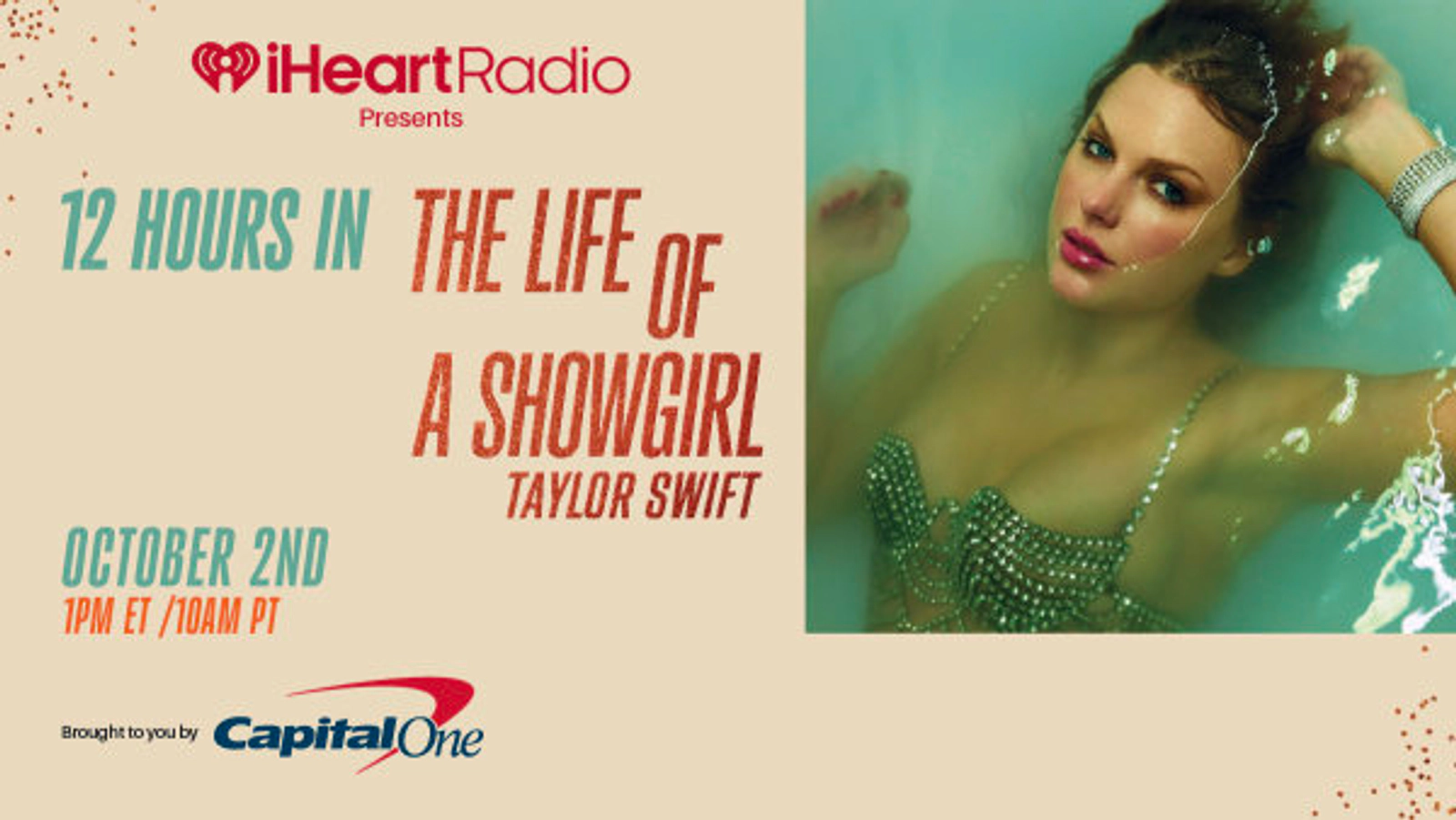 Win A Special Edition "The Life Of A Showgirl" Guitar Signed By Taylor Swift!