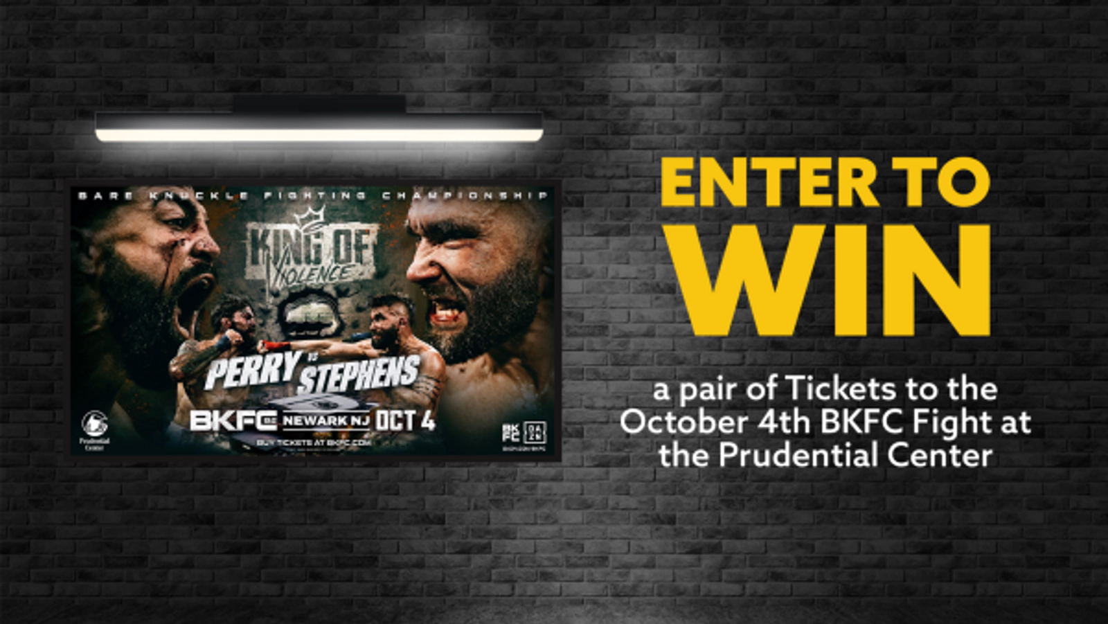 Bare Knuckle Fighting Online Ticket Giveaway