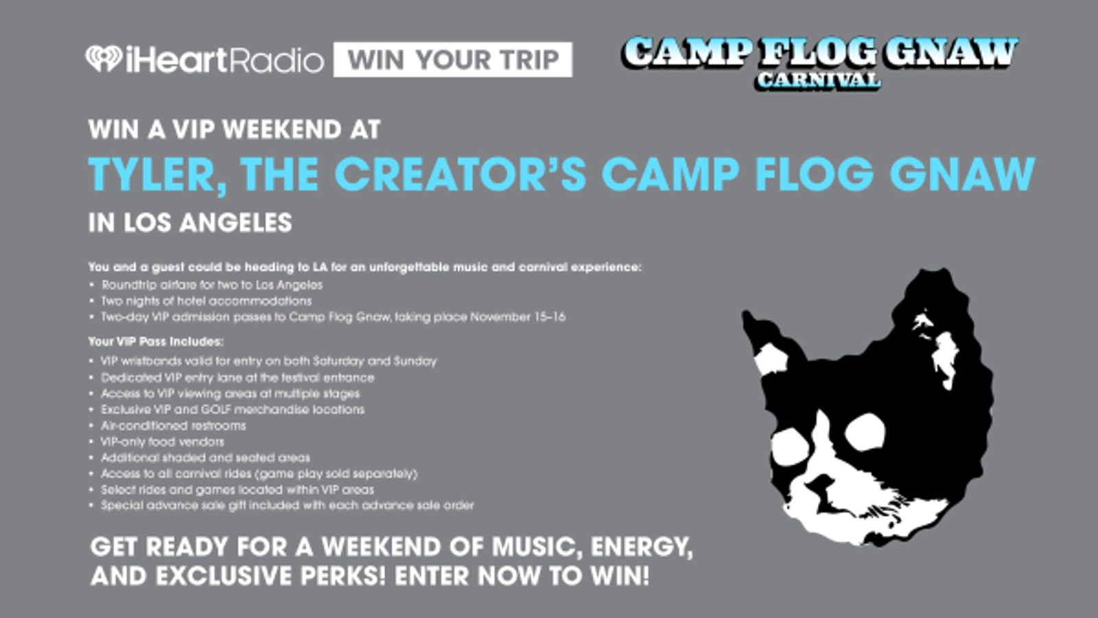 Win A Trip For Two To Los Angeles Attend Camp Flog Gnaw Carnival