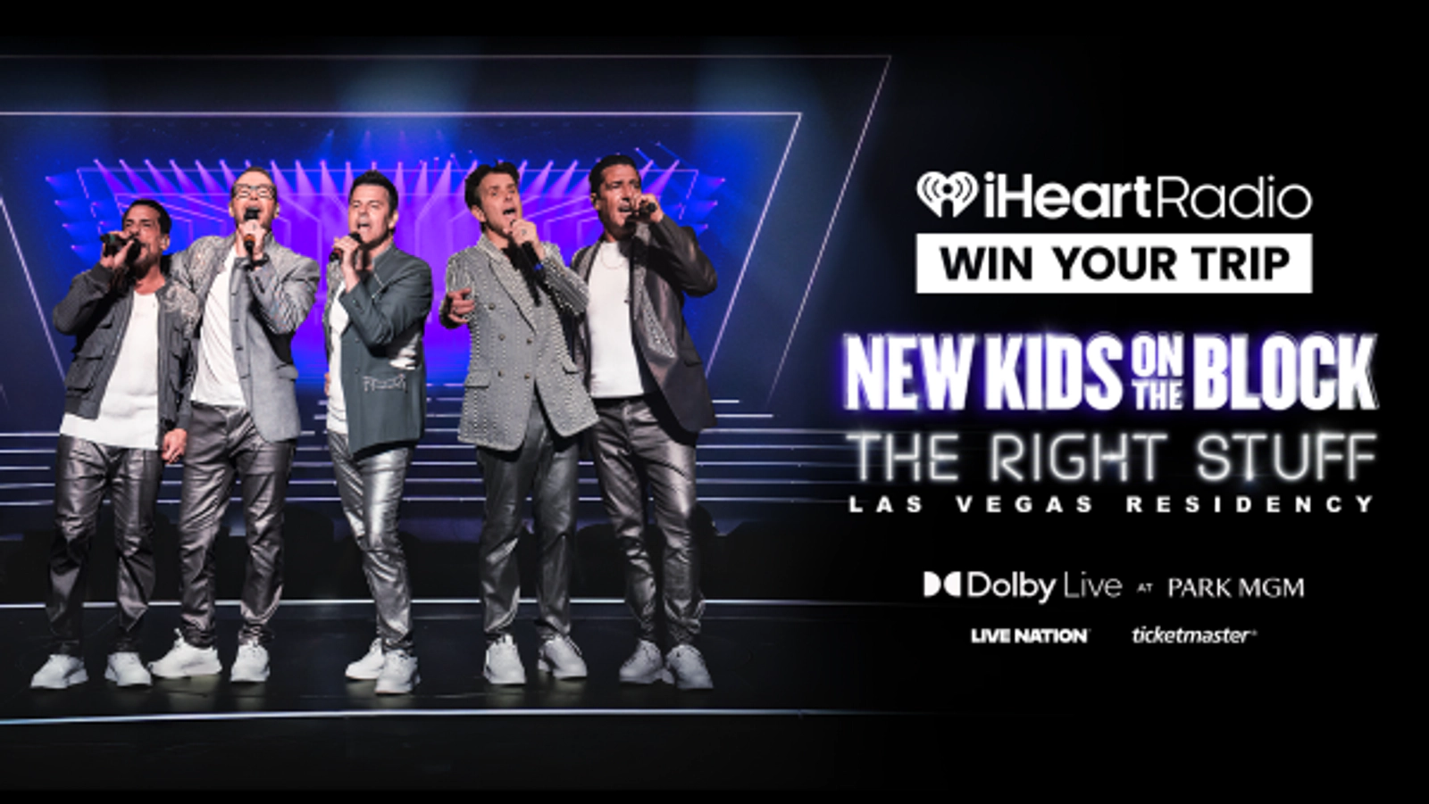 Win a trip to see New Kids On The Block: The Right Stuff Las Vegas Residency!
