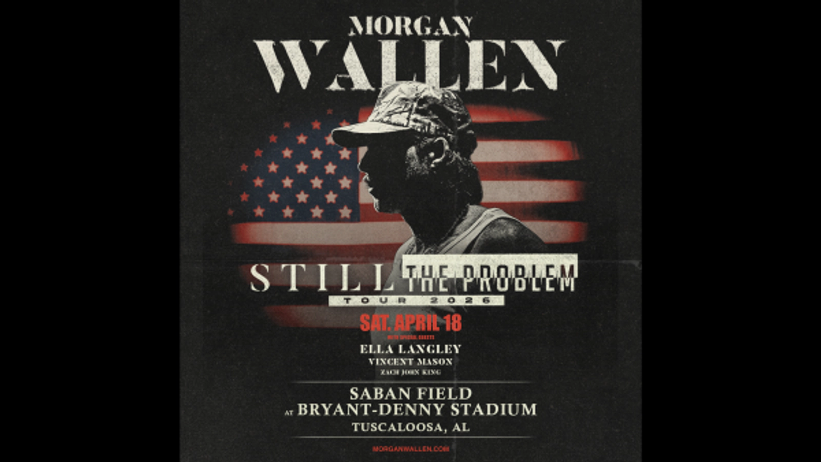 Morgan Wallen at Bryant Denny