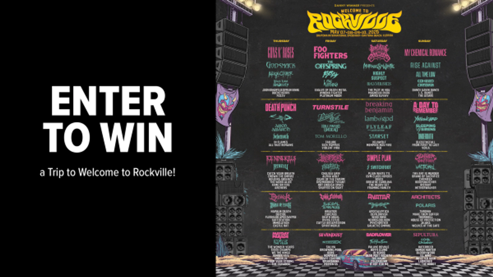 Win a Trip to the Welcome to Rockville Music Festival