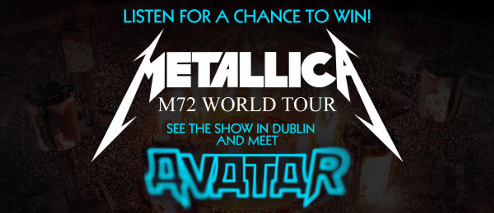 Win A Flyaway Experience To Dublin To See Avatar Open For Metallica!