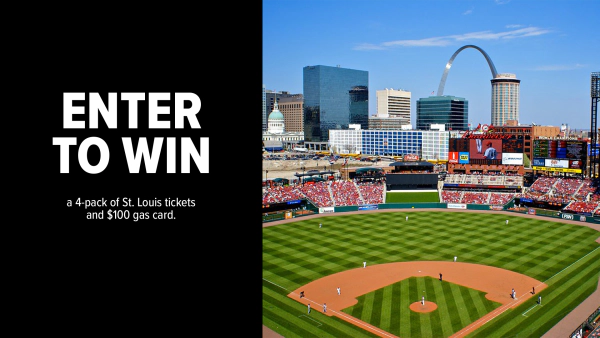 Win a Pair of St. Louis Cardinals tickets and a $100 gas card