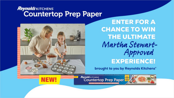 Enter to Win Martha's Favorite Things from Reynold's Countertop Prep Paper
