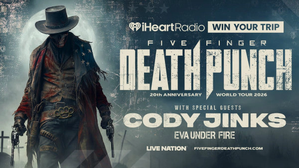 Win Your Trip to see Five Finger Death Punch on their 20th Anniversary World Tour!