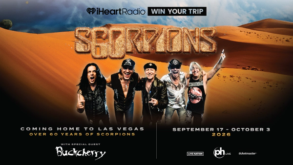 Win Your Trip to see Scorpions - Coming Home To Las Vegas!