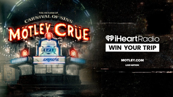 Win Your Trip to see Mötley Crüe on THE RETURN OF THE CARNIVAL OF SINS Tour!
